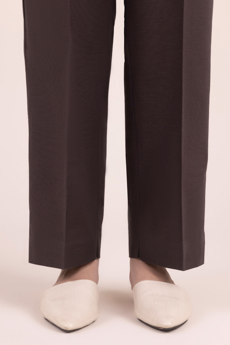 Solid Khaddar Straight Pants