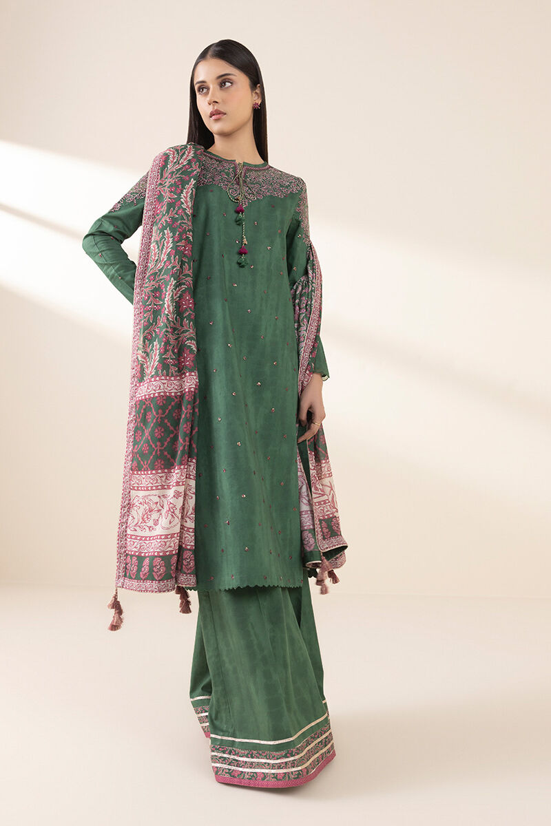 3 Piece - Embroidered Lawn Suit