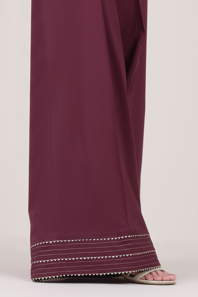 Solid Cambric Flared Pants