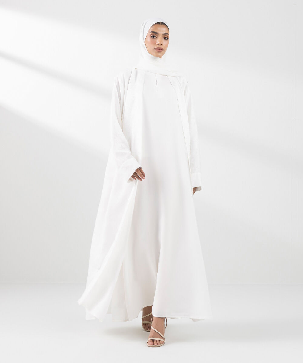 ABBAYA25V318 White Abaya ABBAYA25V318 i