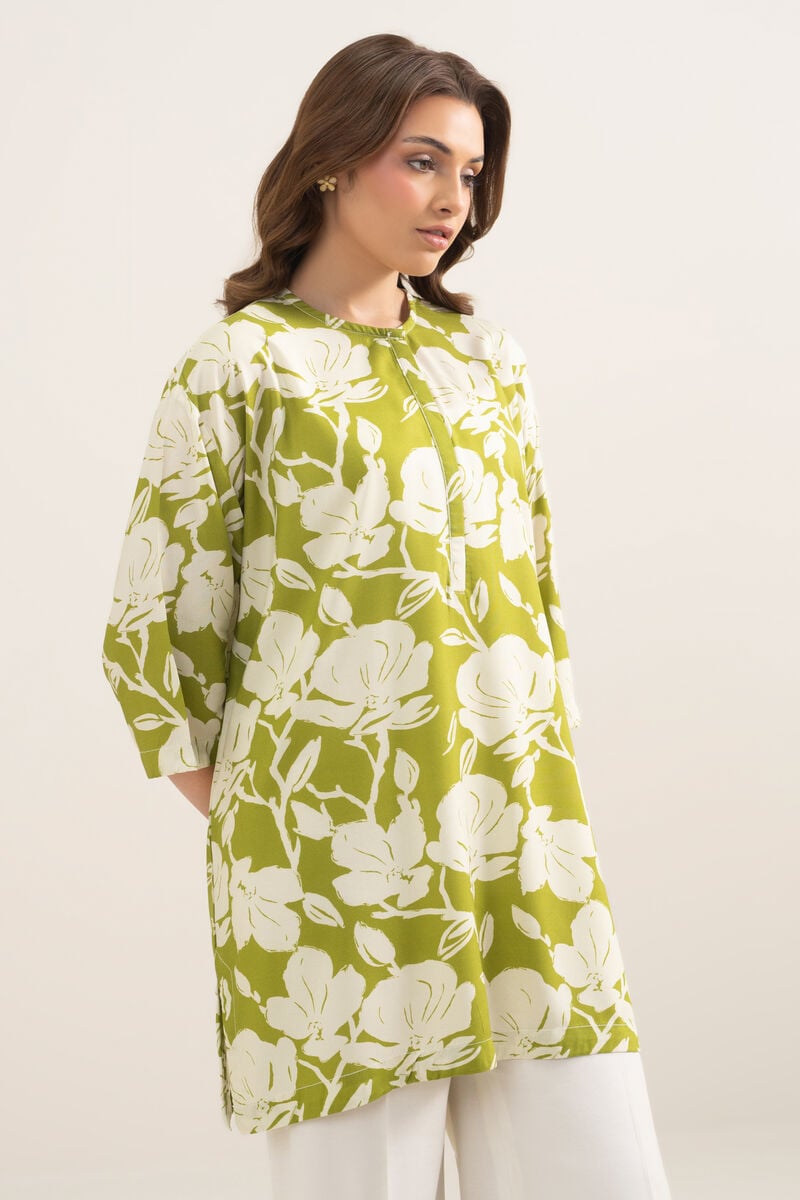 Printed Arabic Cambric Shirt