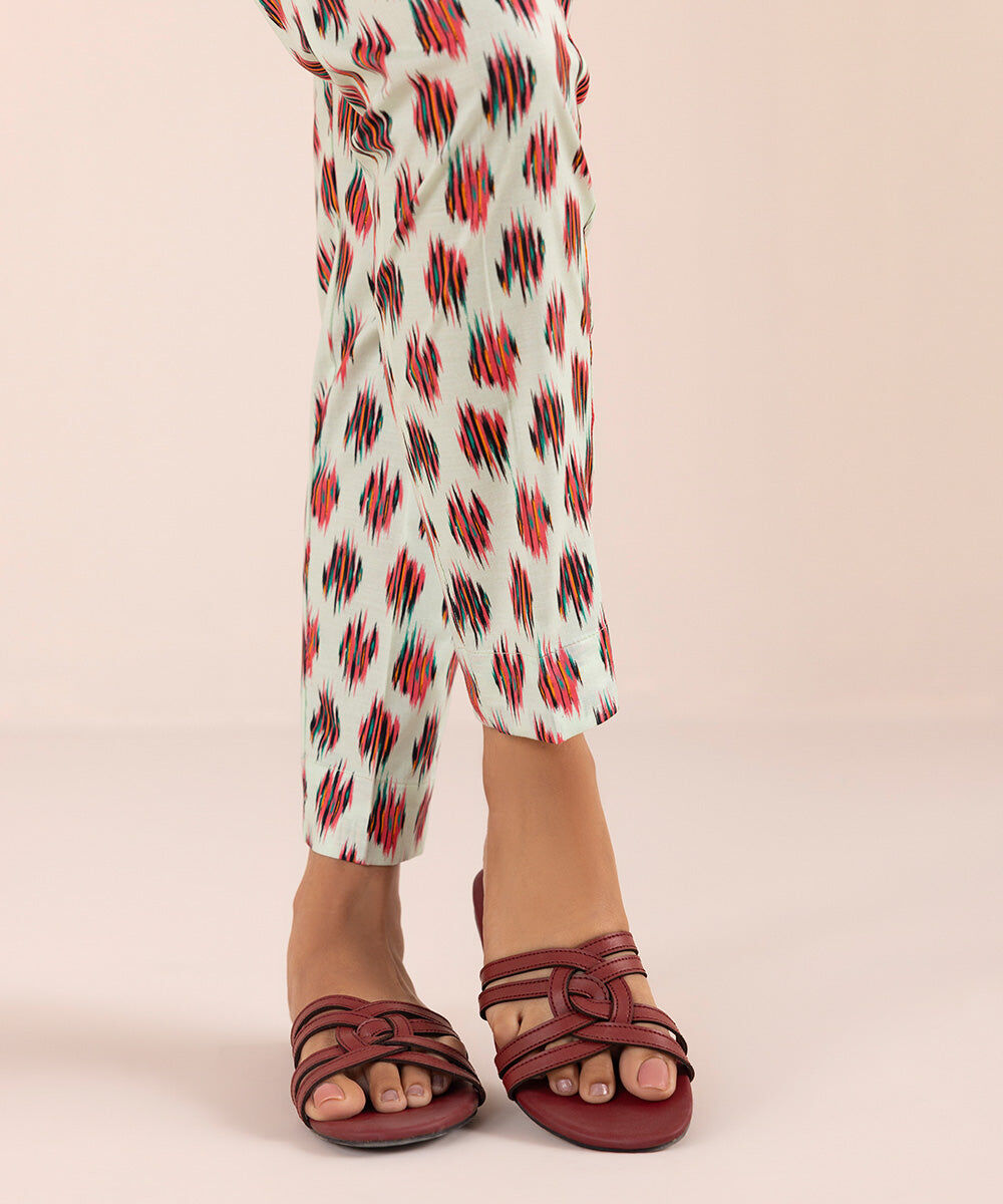 Women's Pret Stretch Lawn Multi Printed Cigarette Pants
