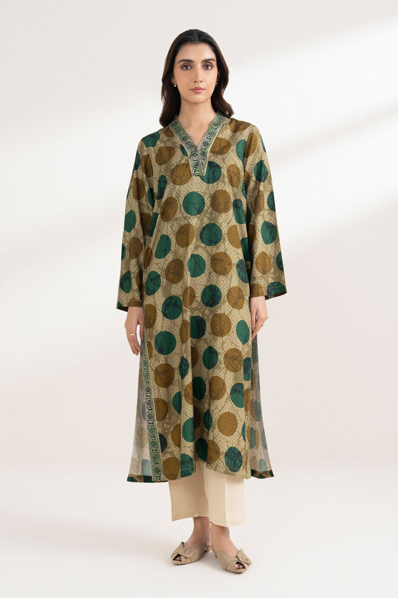 Printed Viscose Linen Shirt