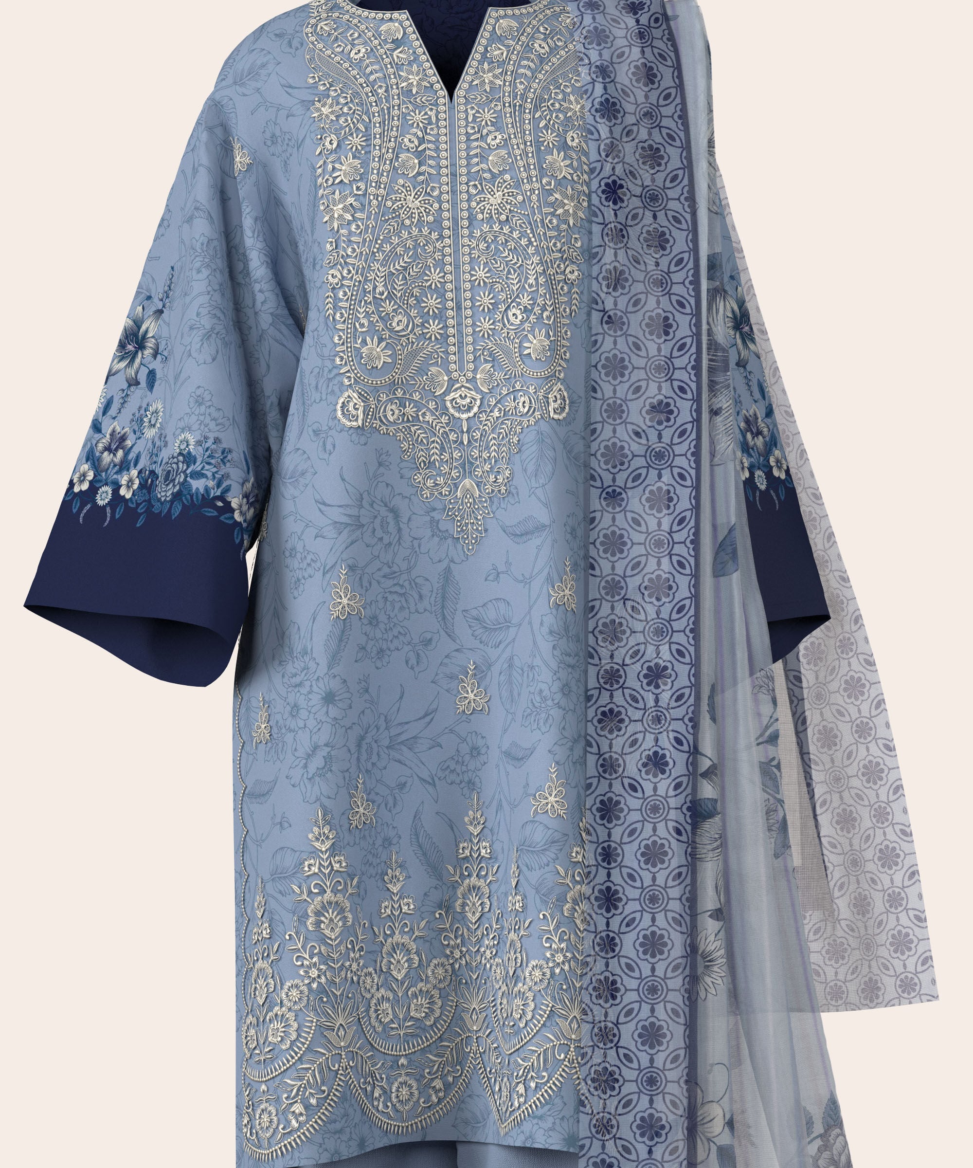 Unstitched 3 PC PPEWS26CL217