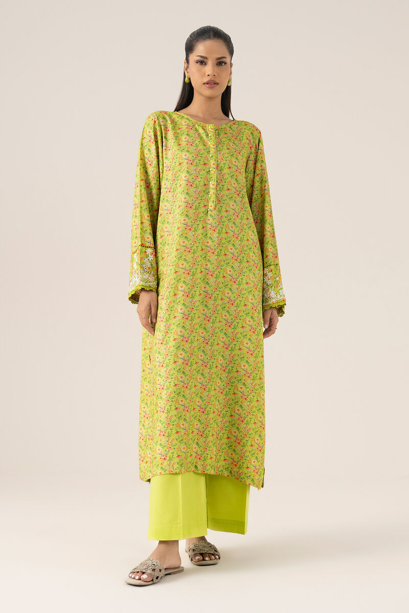 Embroidered Arabic Lawn Shirt