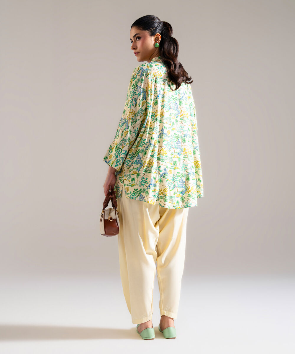 Women's RTW Arabic Lawn Printed Multi 2 Piece Suit