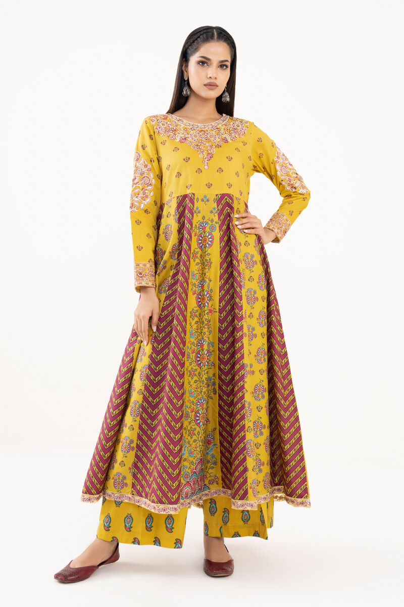 Embroidered Lawn Viscose Pishwas