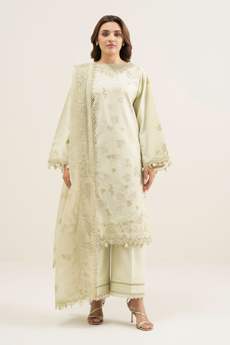 3 Piece - Embroidered Lawn Suit