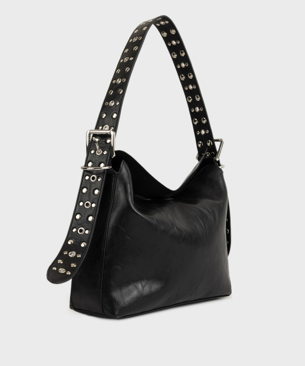 Women's Black Shoulder Bag
