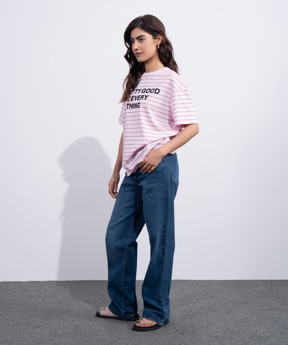 Women's Western Multi Relaxed Fit Graphic T-Shirt