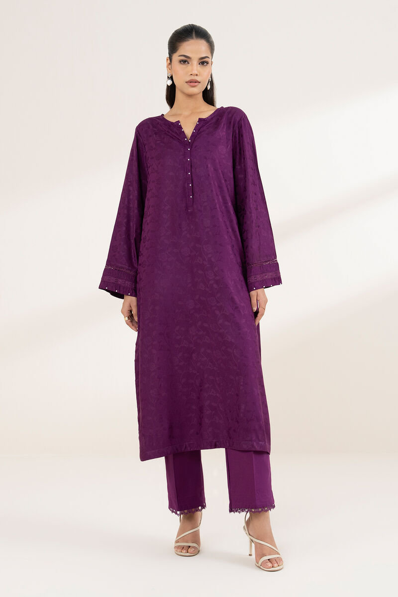 Solid Jacquard Shirt