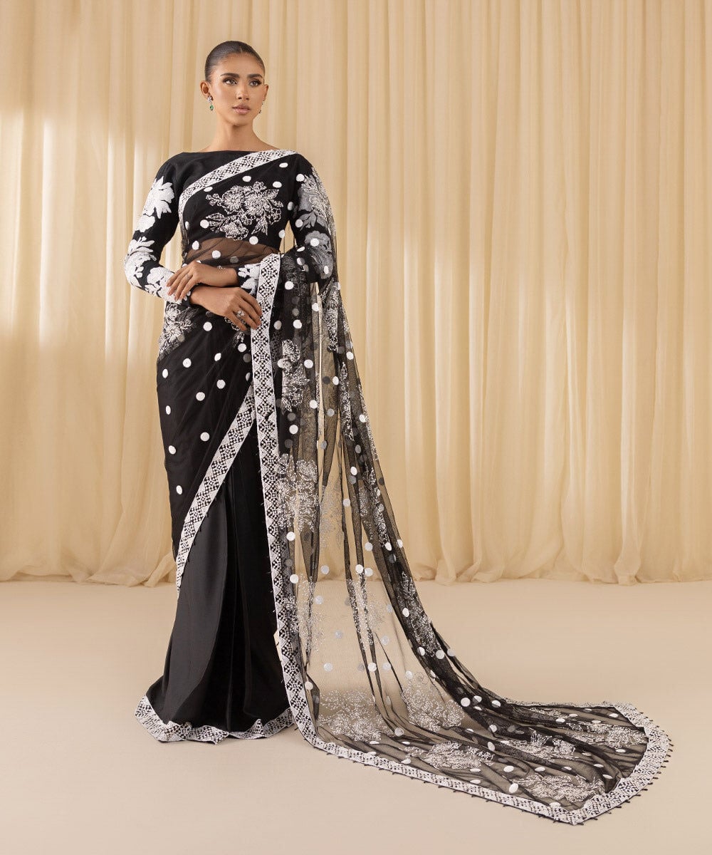 Unstitched Saree 3SFELX24V628 Sapphire PK