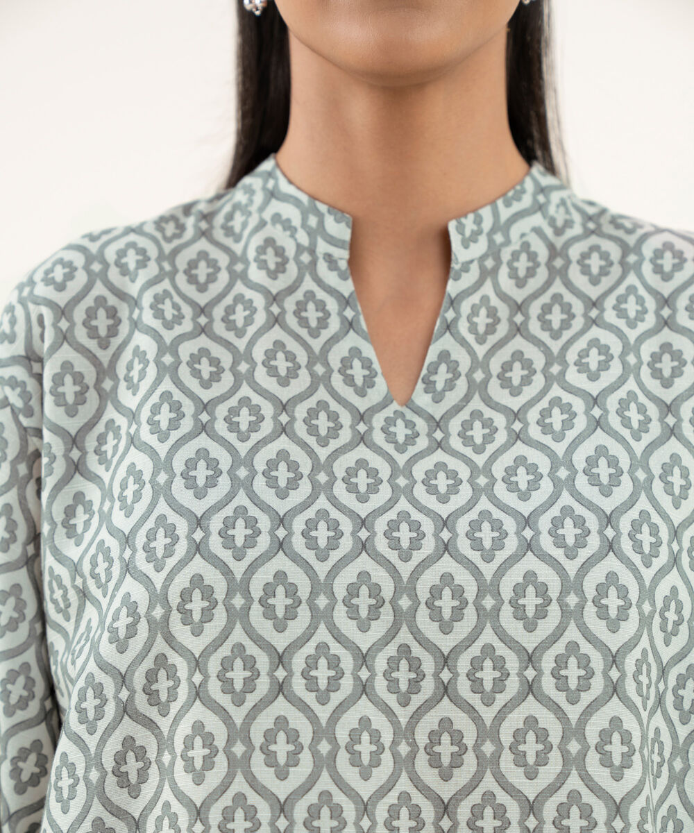 Women's Unstitched Light Khaddar Printed Multi Two Piece Suit