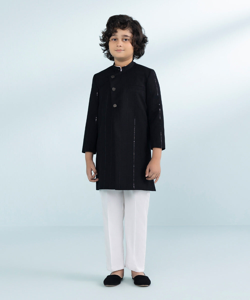 Embroidered Jacquard Waistcoat