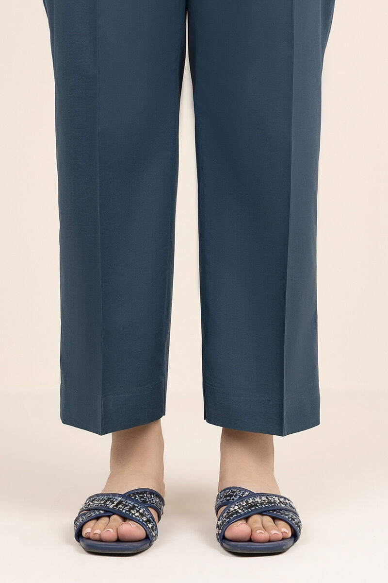 Solid Cambric Straight Pants