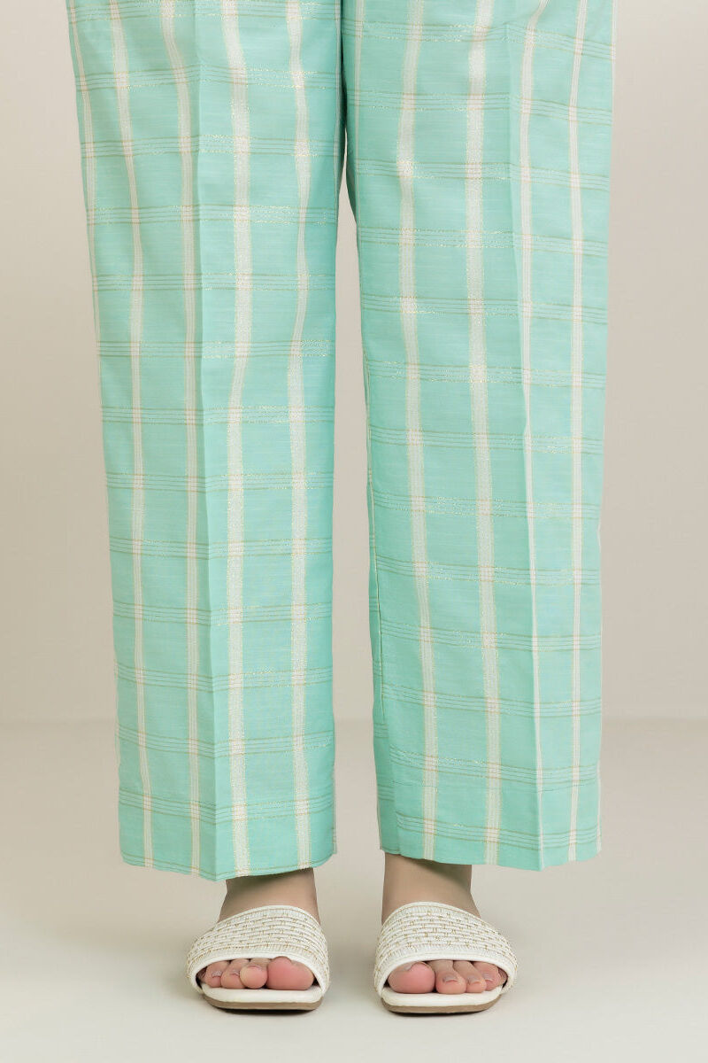 Yarn Dyed Straight Pants