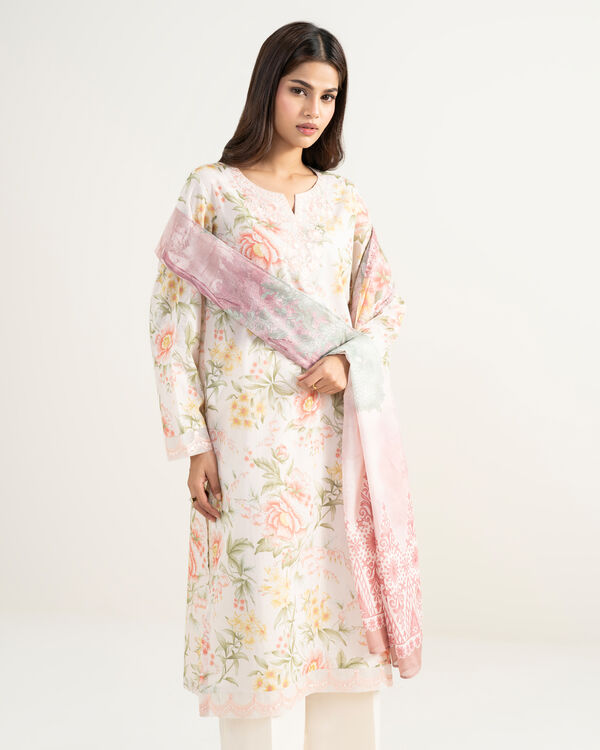 2 Piece - Embroidered Lawn Suit