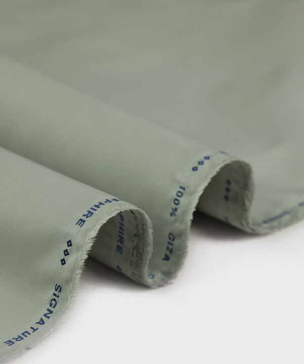 Men's Unstitched Premium Latha  Green Full Suit Fabric