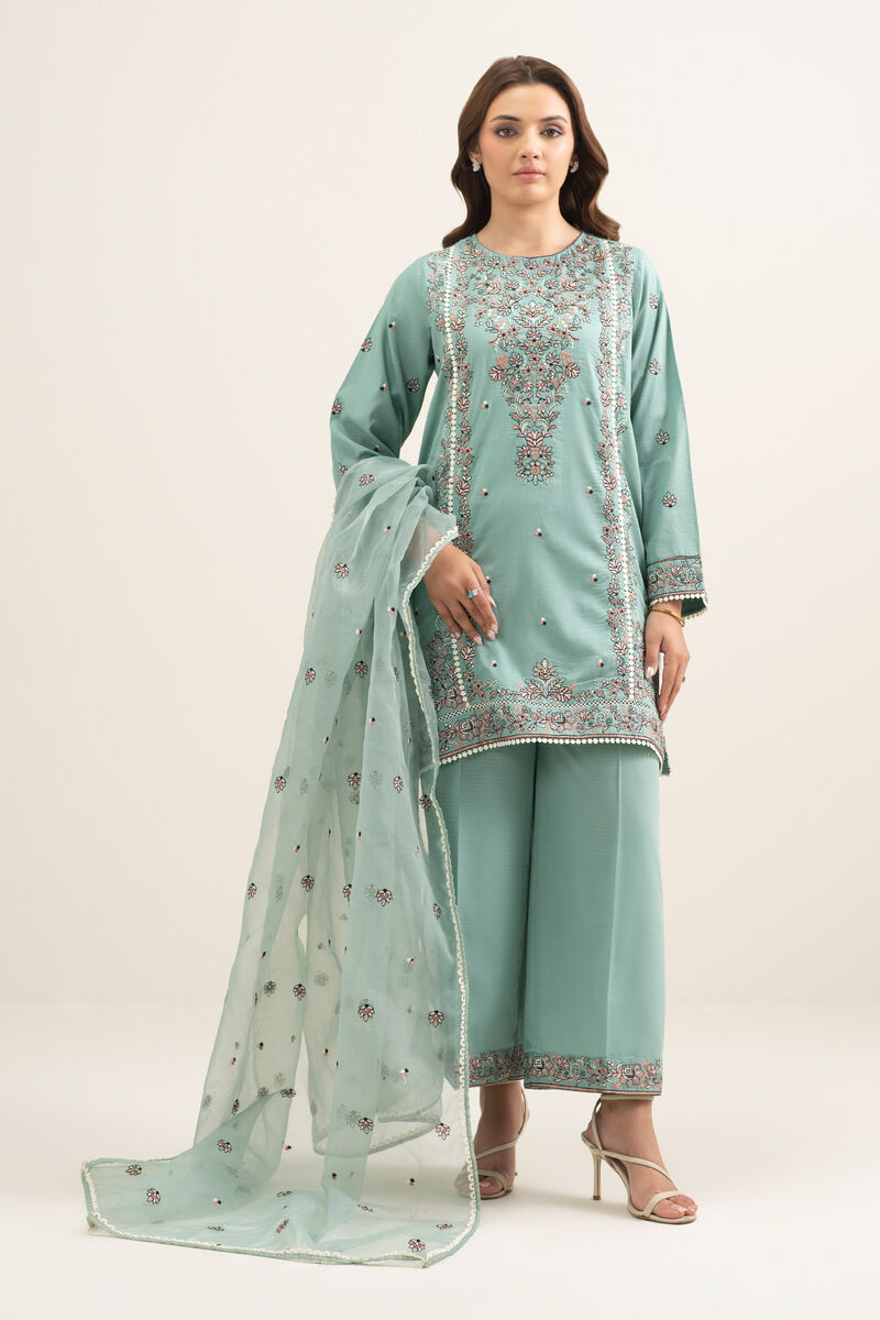 Embroidered Organza Dupatta
