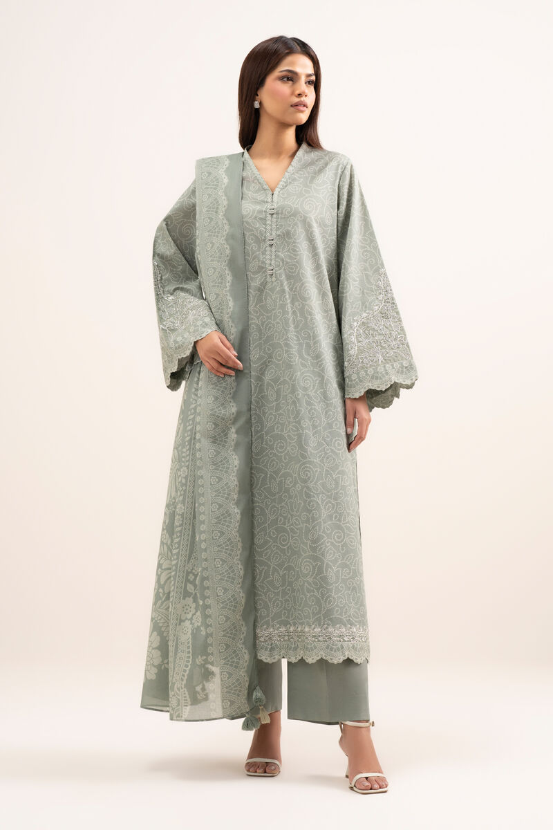 3 Piece - Embroidered Lawn Suit