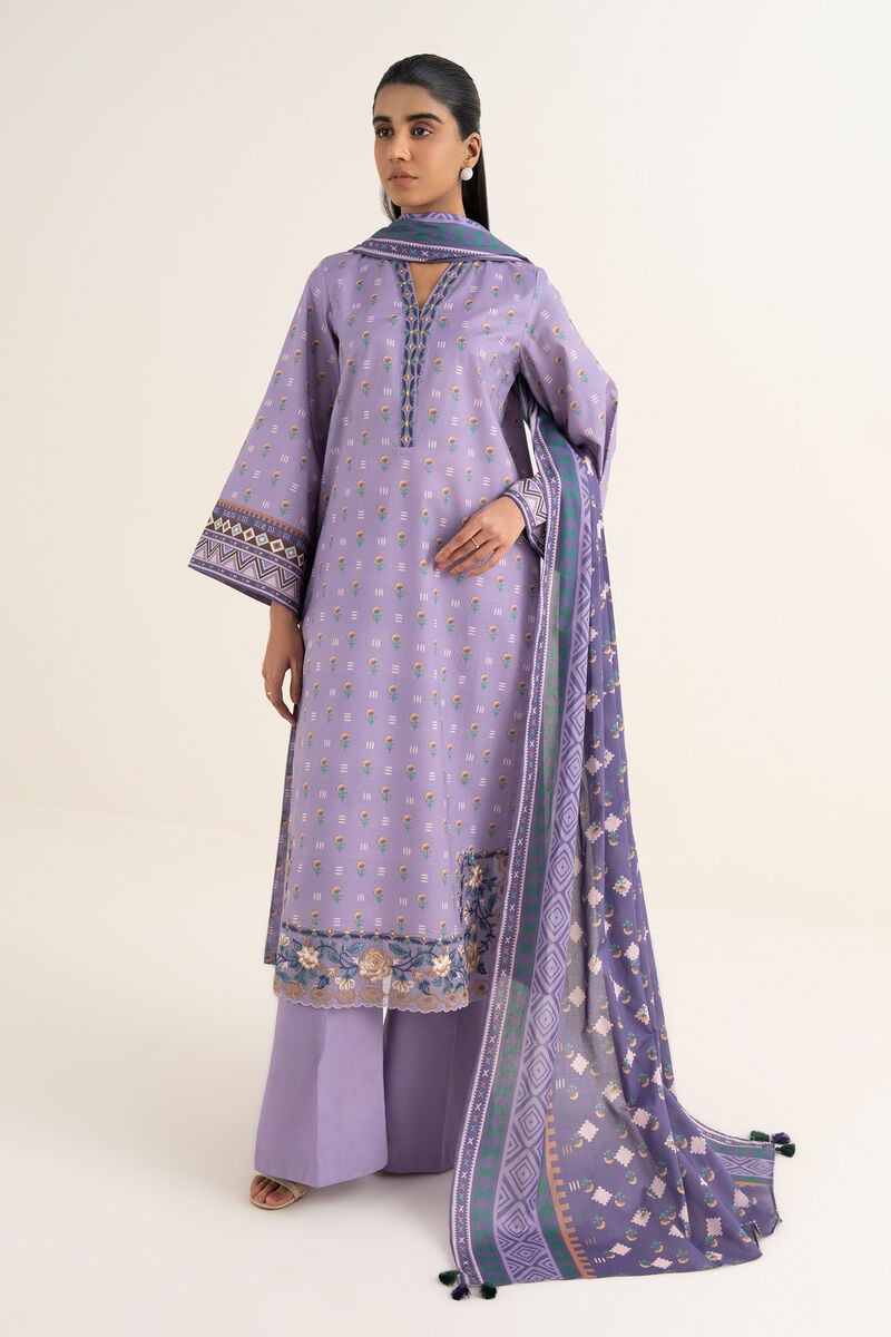 3 Piece - Embroidered Lawn Suit