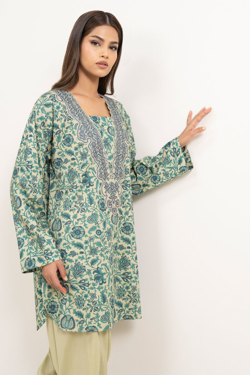 Embroidered Cotton Viscose Shirt