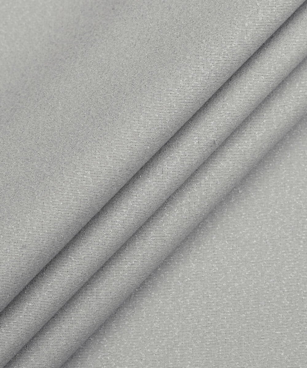 Men's Unstitched Two-Piece Soft Grey Premium Ayudia Suit