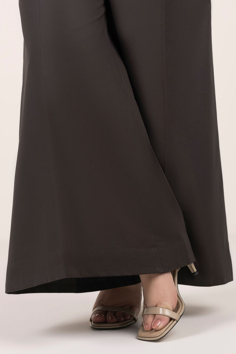 Solid Lawn Flared Pants