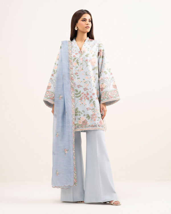 3 Piece - Embroidered Lawn Suit