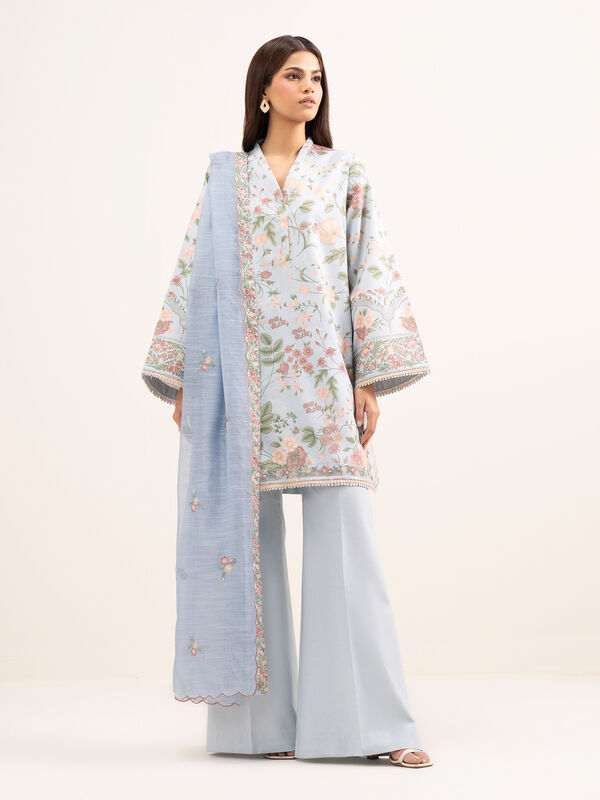 3 Piece - Embroidered Lawn Suit