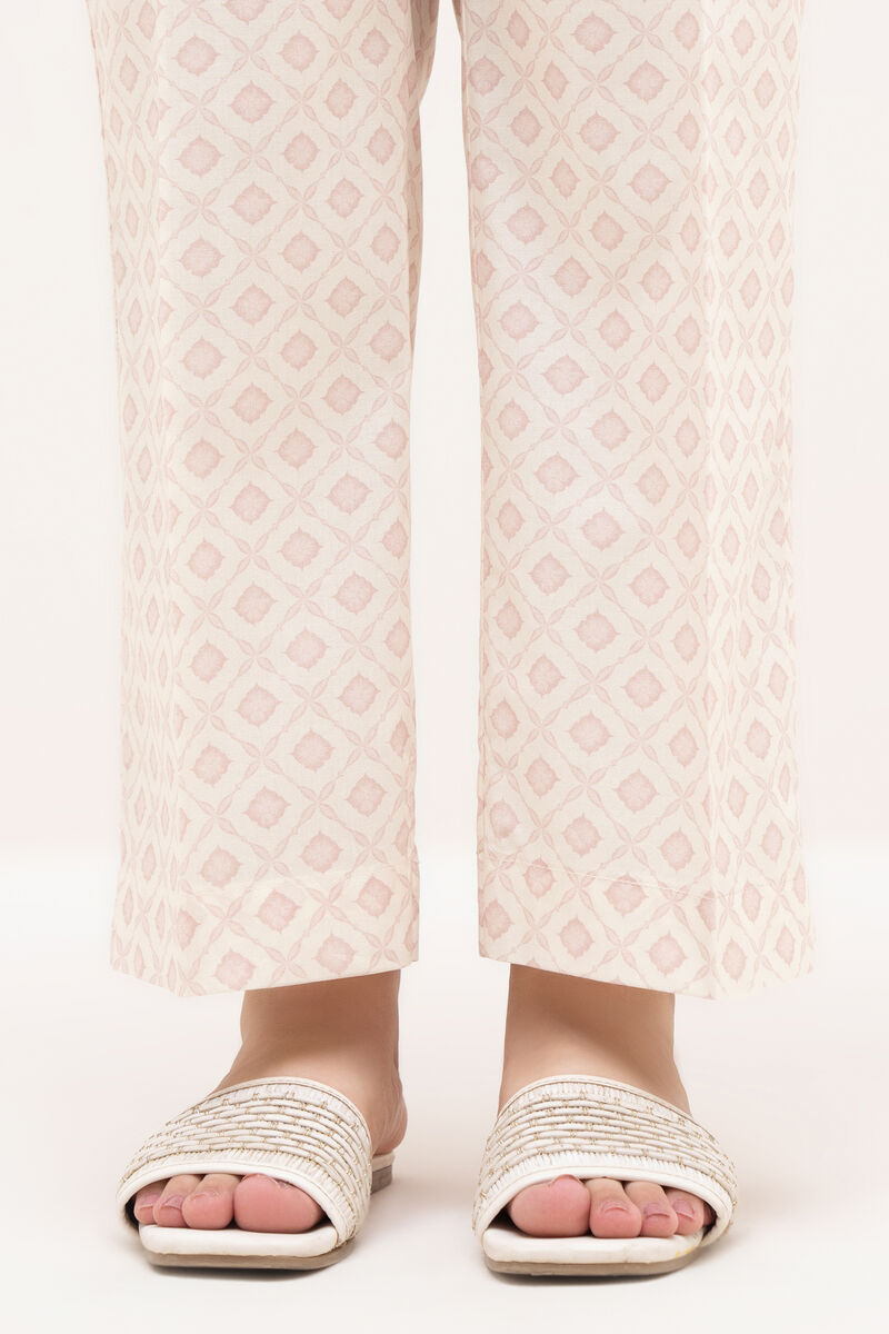 Printed Cambric Straight Pants
