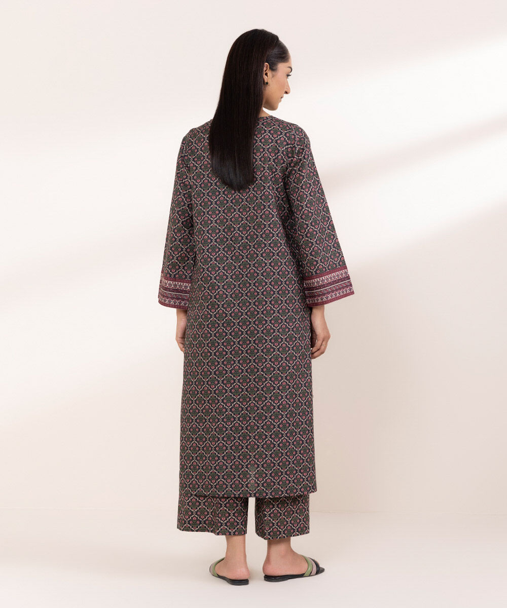 Women's RTW Lawn Multi Printed A-Line Shirt