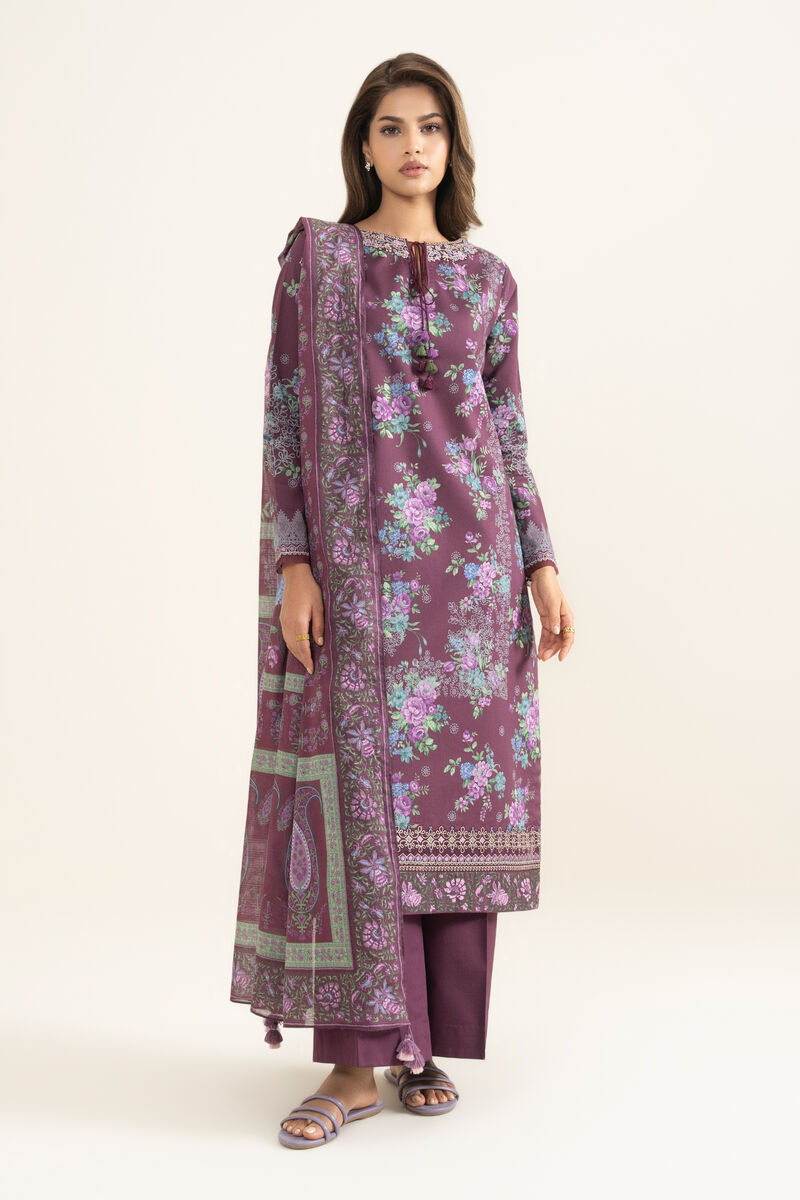 3 Piece - Embroidered Lawn Suit