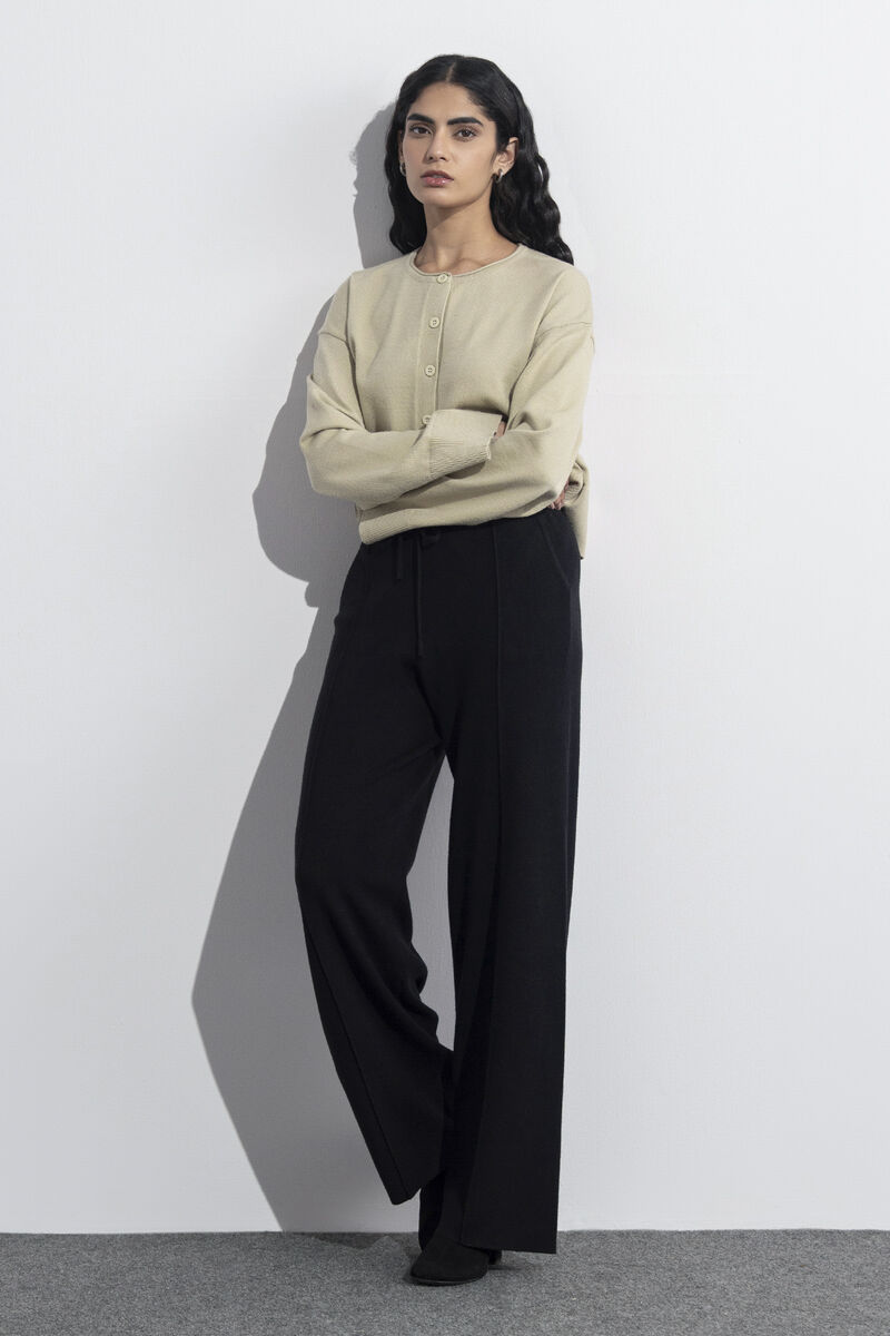 Pull-On Knit Trousers