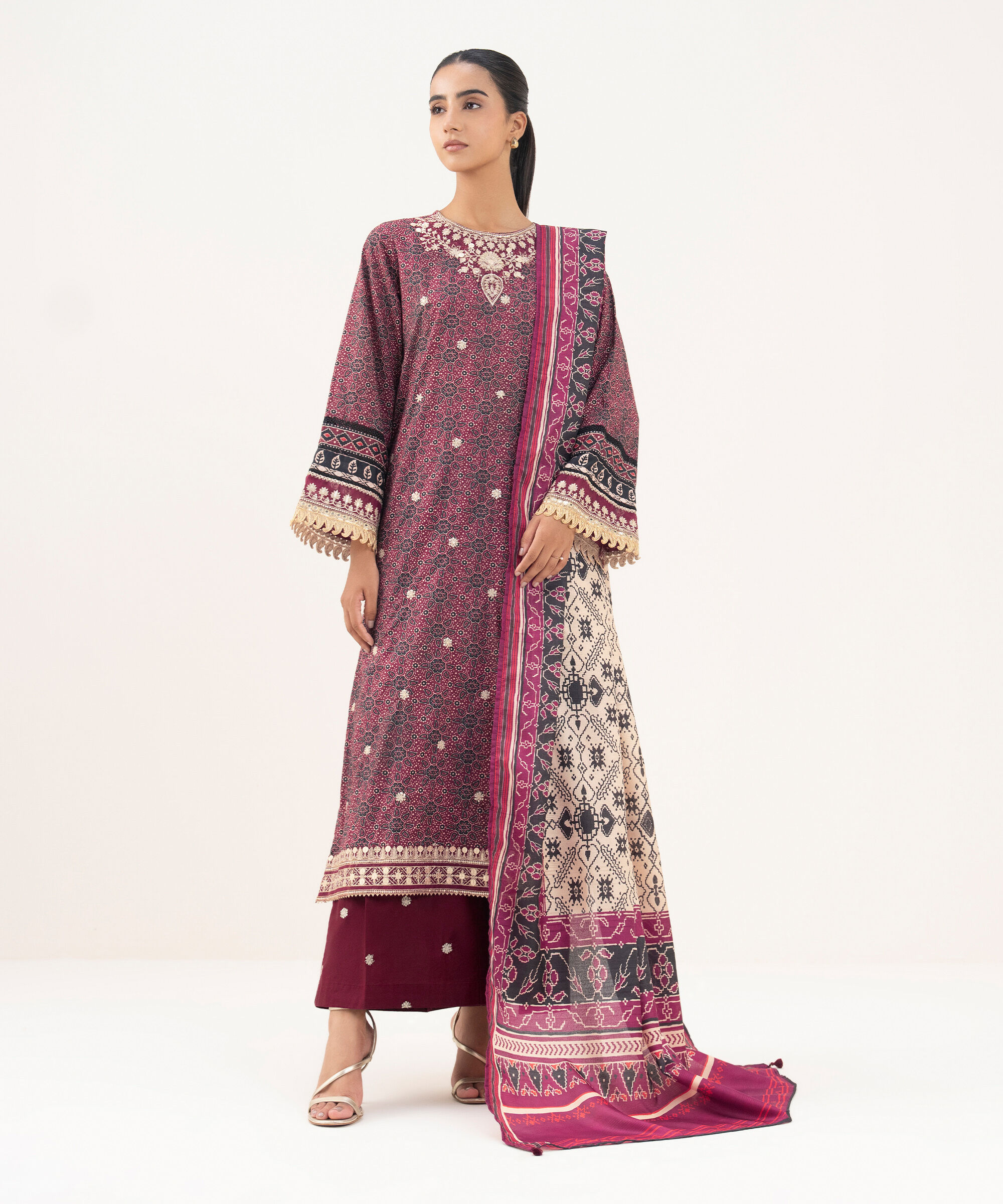 Printed Dupatta 3PRSG25V321D