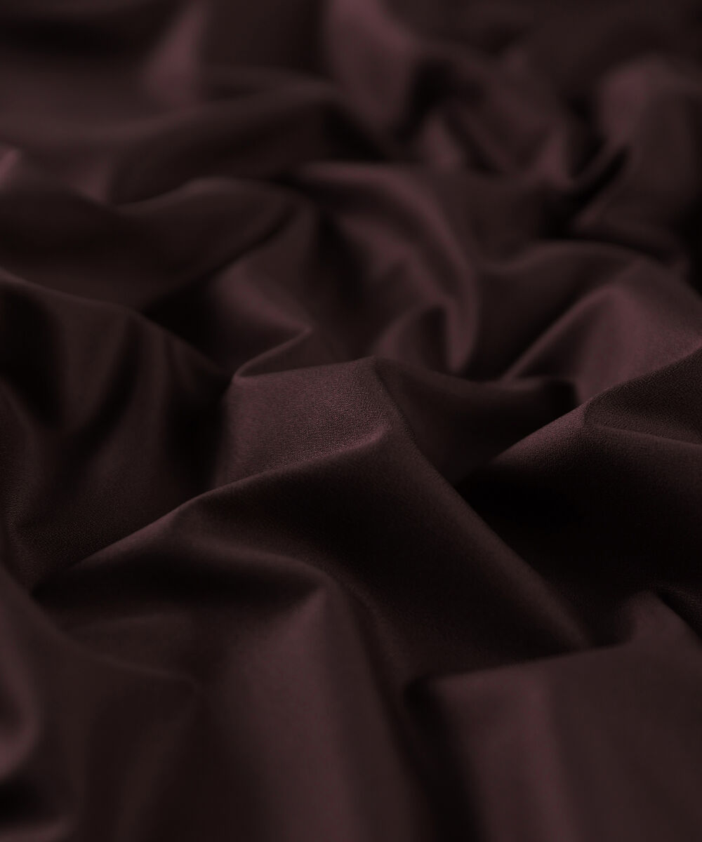 Men Unstitched Cotton Maroon Full Suit Fabric