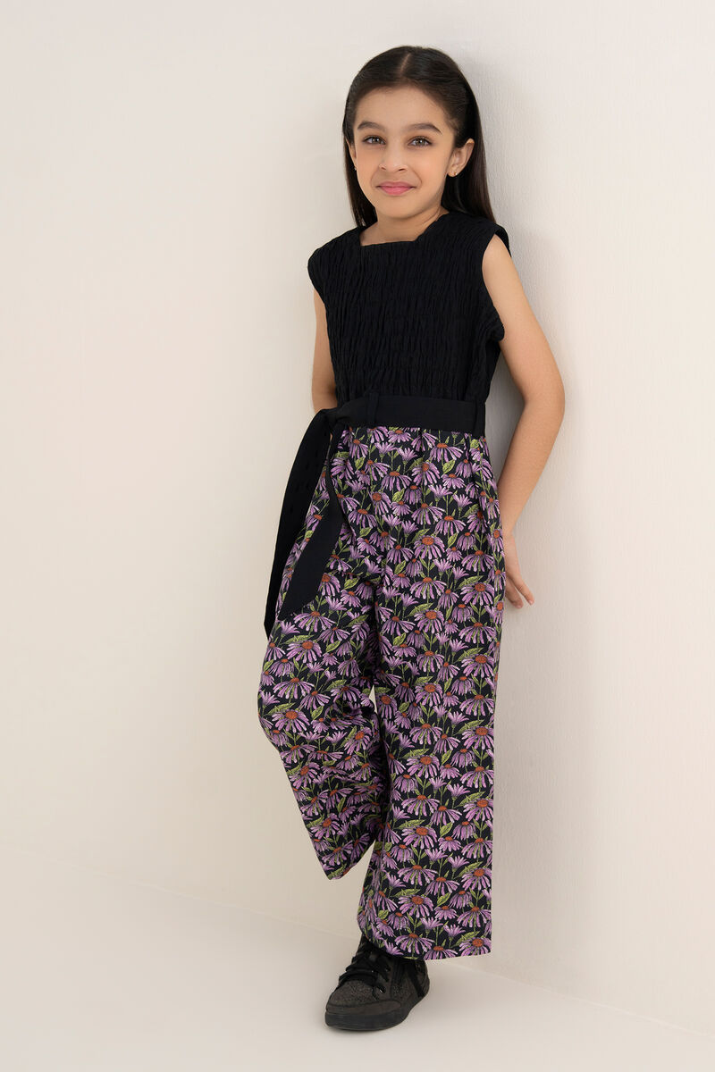 Printed Khaddar Jumpsuit