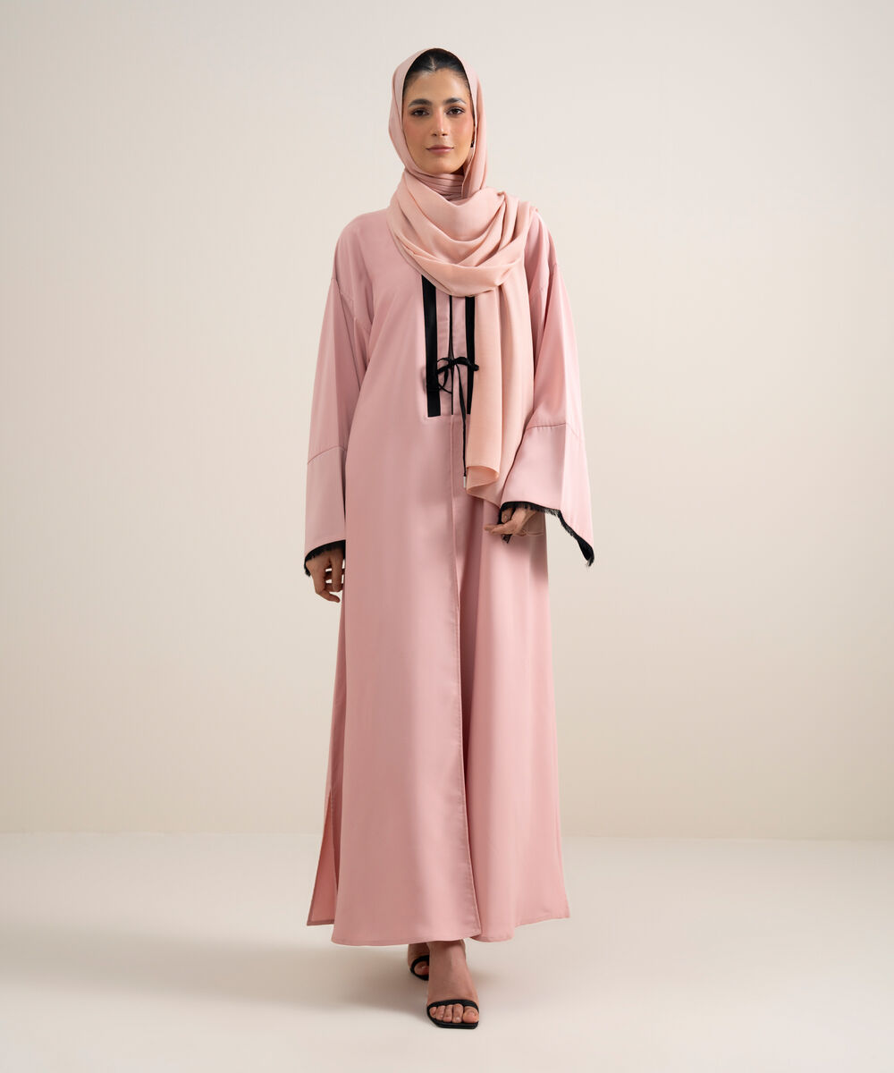 Front-Open Regular Abaya Set