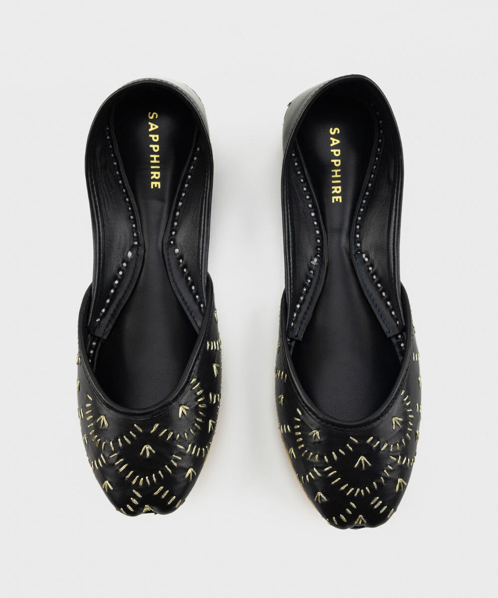 Women's Black Khussa