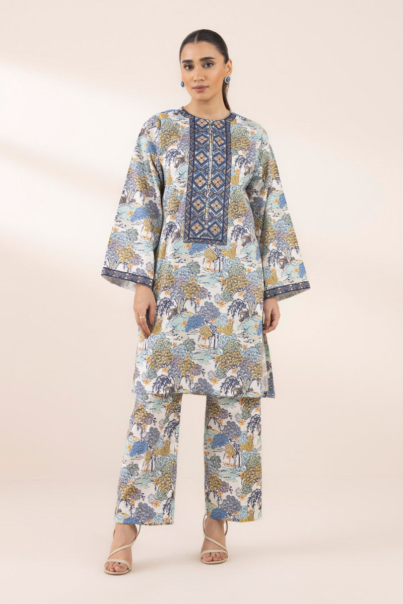 Embroidered Cotton Viscose Shirt