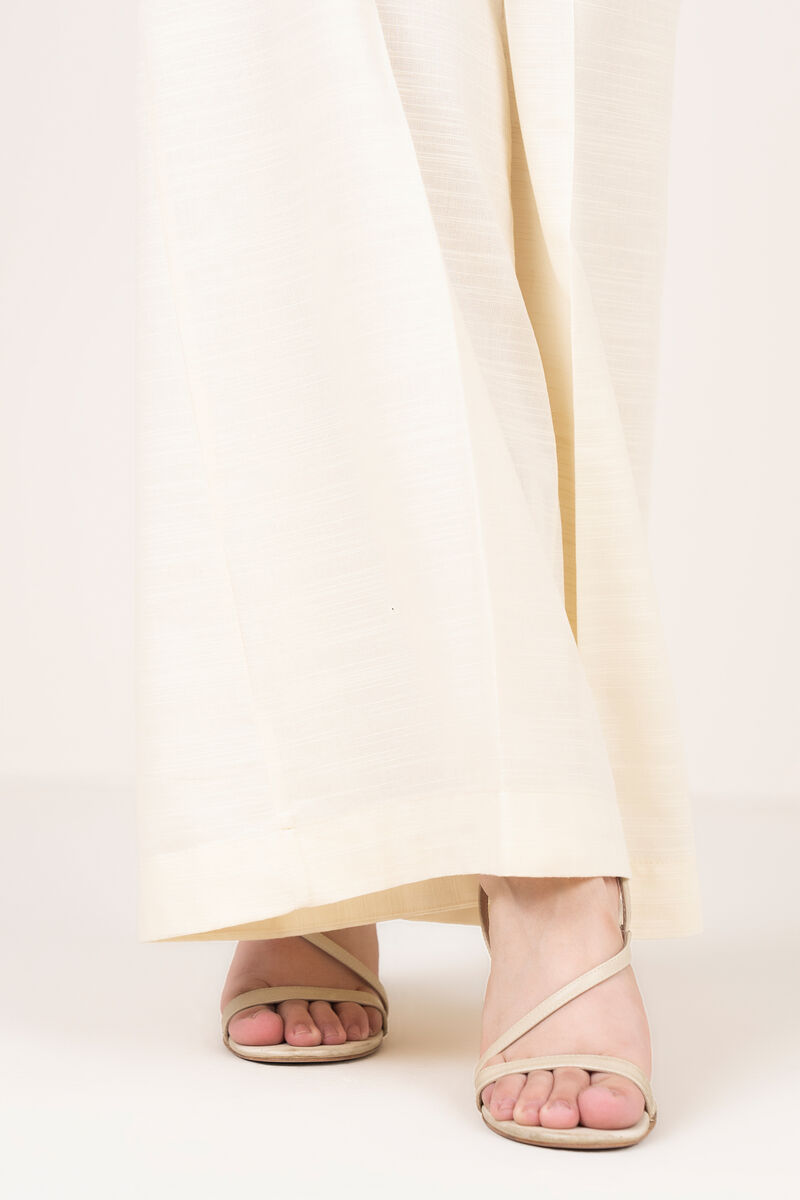 Solid Khaddar Flared Pants