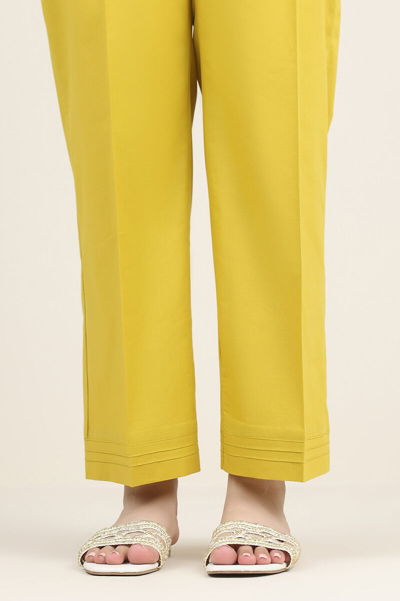 Solid Cambric Straight Pants