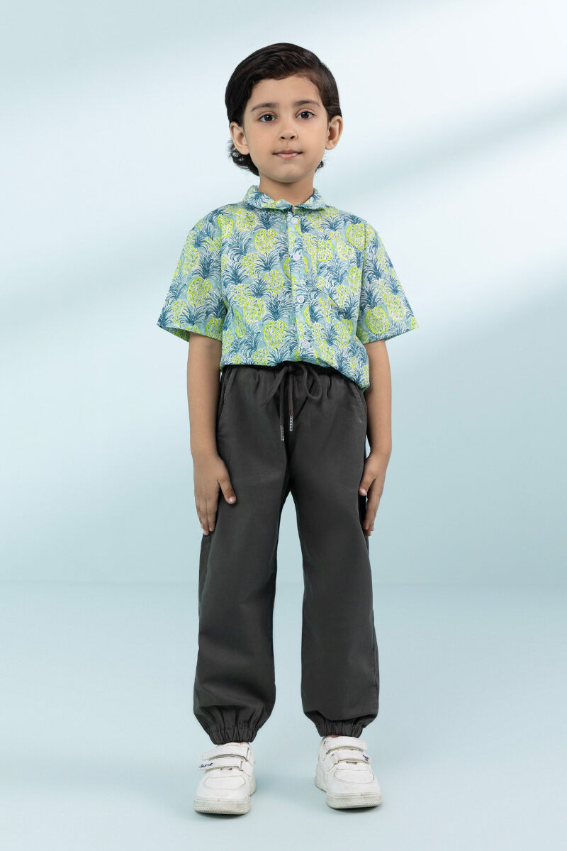 Cotton Twill Jogger Pants