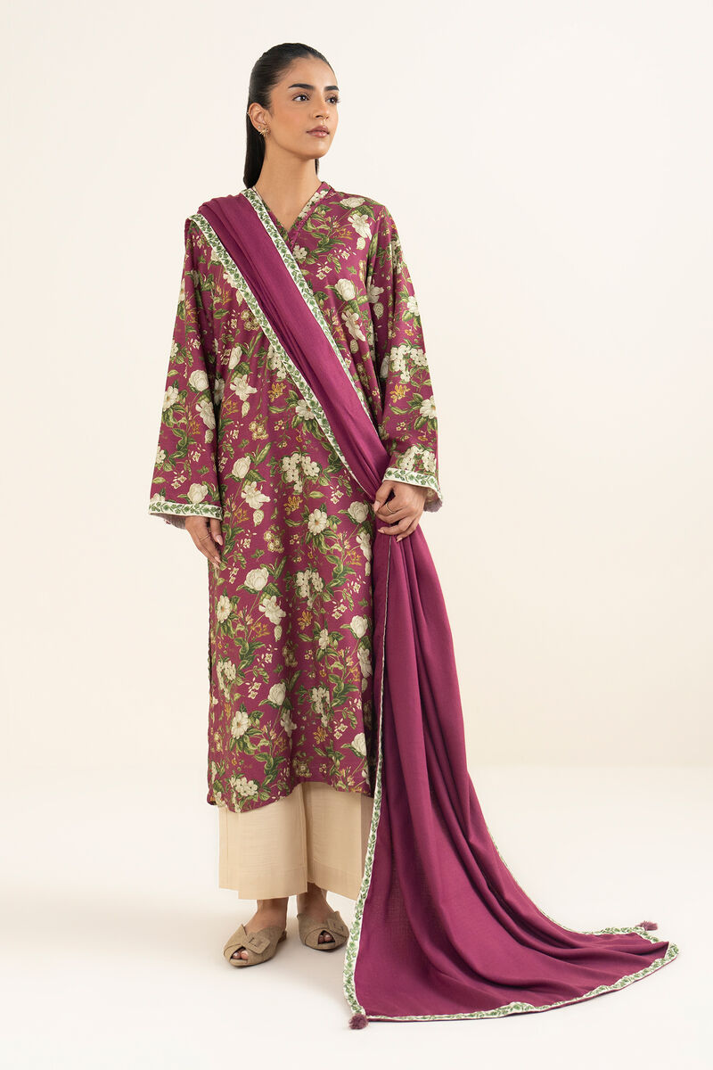 Embroidered Blended Shawl