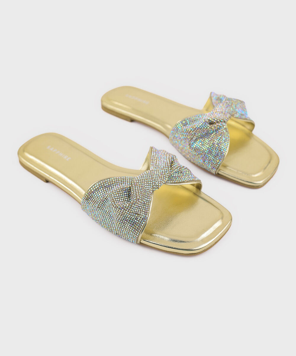 Women's Gold Flats
