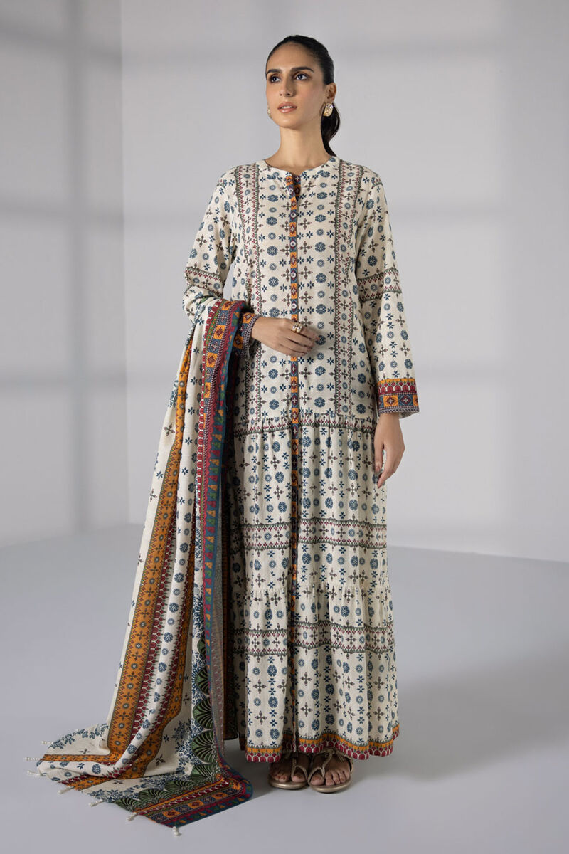 3 Piece - Printed Lawn Suit