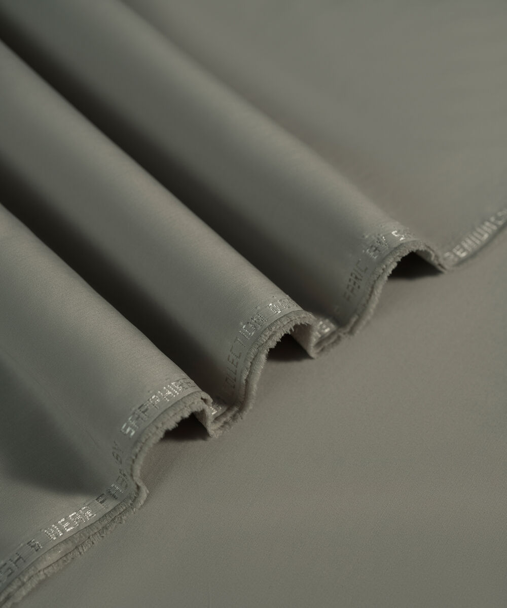 Men's Unstitched 2-Piece Luxe Wash & Wear Olive Suit