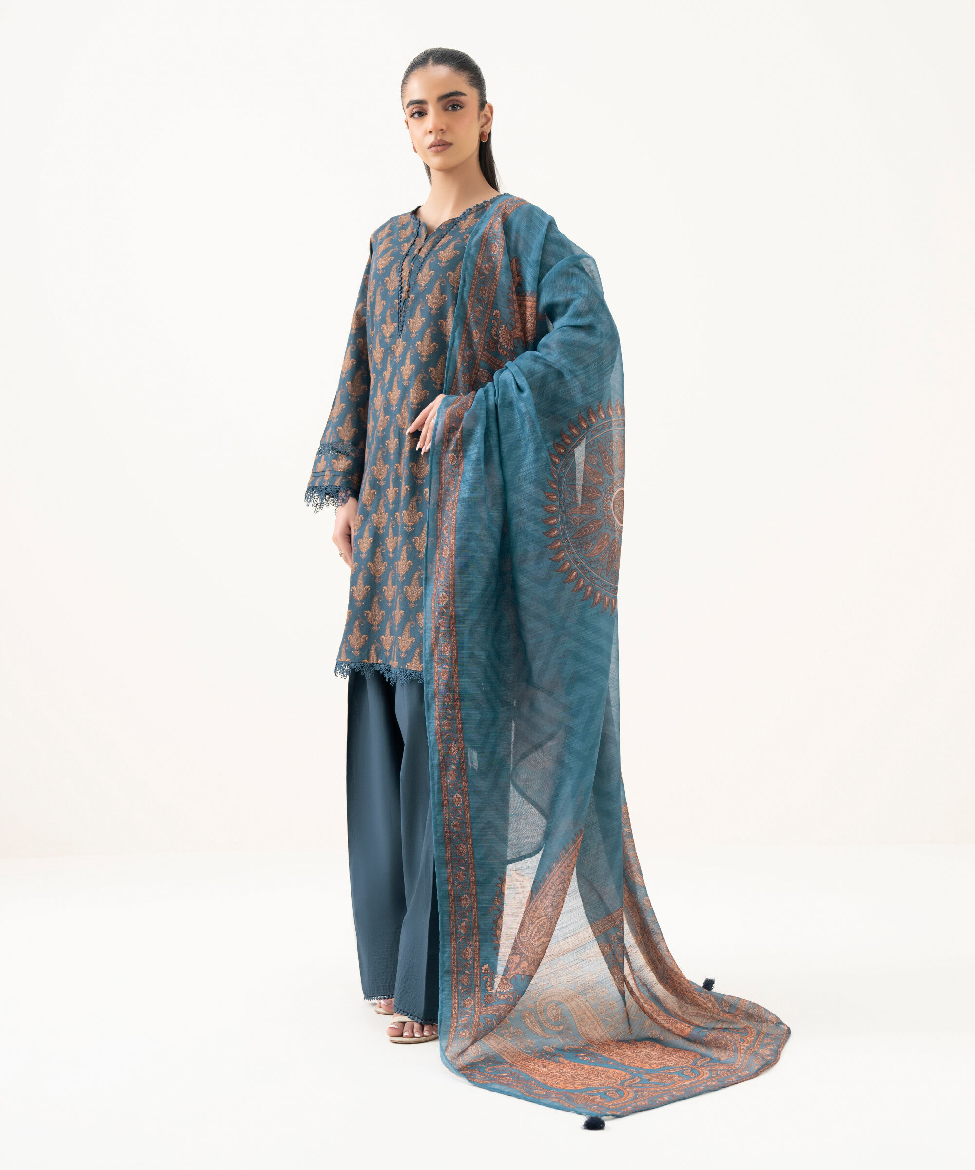 Printed Dupatta 3PEMBW25V25D
