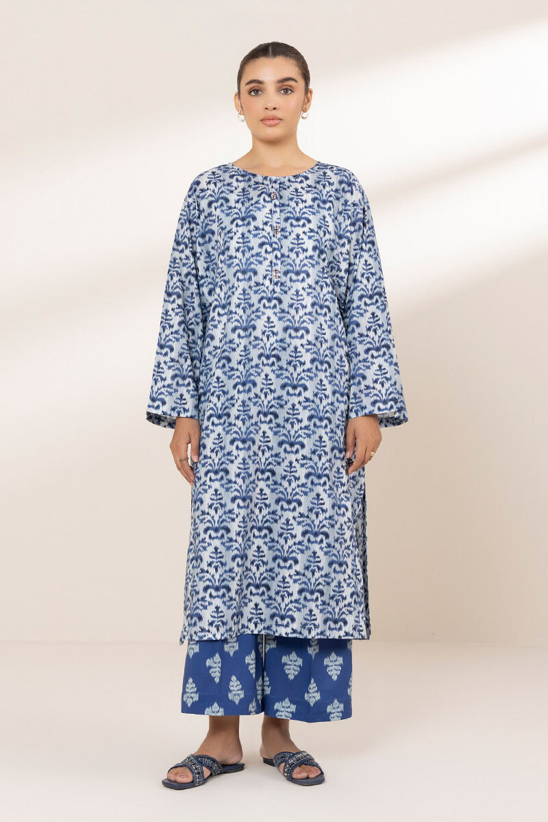 Printed Crosshatch Shirt