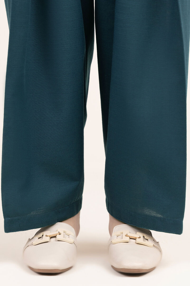 Solid Cambric Straight Pants